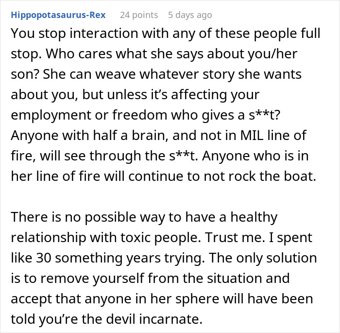 Comment discussing MIL declaring evil in family after DIL’s premature birth and refusing to believe the situation. Comment discussing MIL declaring evil in family after DIL’s premature birth and refusing to believe the situation.