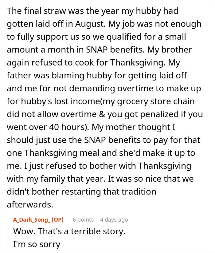 Couple hosts expensive Thanksgiving dinner but discovers planned leftovers are already gone before they can enjoy them. Couple hosts expensive Thanksgiving dinner but discovers planned leftovers are already gone before they can enjoy them.