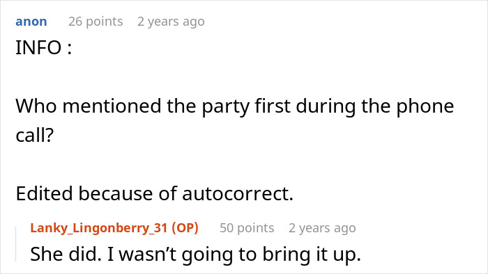 Screenshot of a Reddit conversation about a Jehovah's Witness mom celebrating her kid's birthday under a new name.