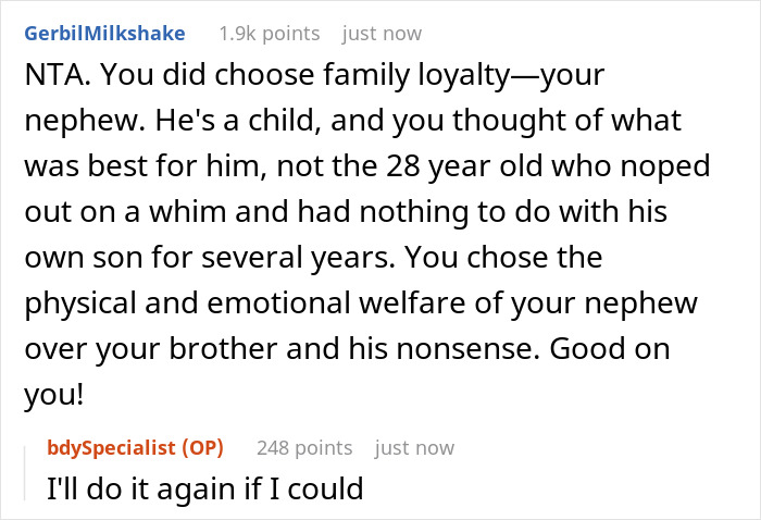 Alt text: Sister reveals the truth about brother who abandoned his child in custody court, sparking family drama and loyalty debate.