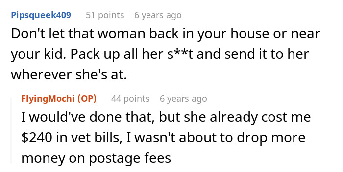 Reddit user warns against letting MIL back after poisoning family dog and verbally attacking woman, leading to her removal.