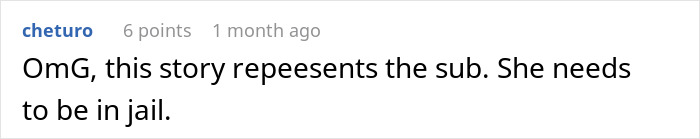 Screenshot of a woman sharing her story about taking out a restraining order against her mother-in-law after years of marriage.