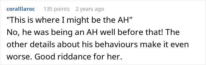 Reddit comment reacting to guy venting online about girlfriend wanting him to close her closet door, mentioning she publicly claps back.