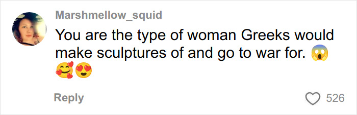 Screenshot of a viewer comment praising a curvy news anchor who reads mean comments in her broadcast voice. Screenshot of a viewer comment praising a curvy news anchor who reads mean comments in her broadcast voice.