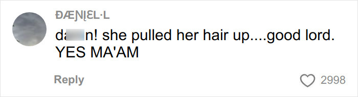 User comment with censored explicit word praising a curvy news anchor who reads mean viewer comments in her broadcast voice. User comment with censored explicit word praising a curvy news anchor who reads mean viewer comments in her broadcast voice.