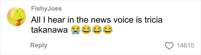 Comment on a social media post showing a curvy news anchor going viral reading mean viewer comments in her broadcast voice. Comment on a social media post showing a curvy news anchor going viral reading mean viewer comments in her broadcast voice.
