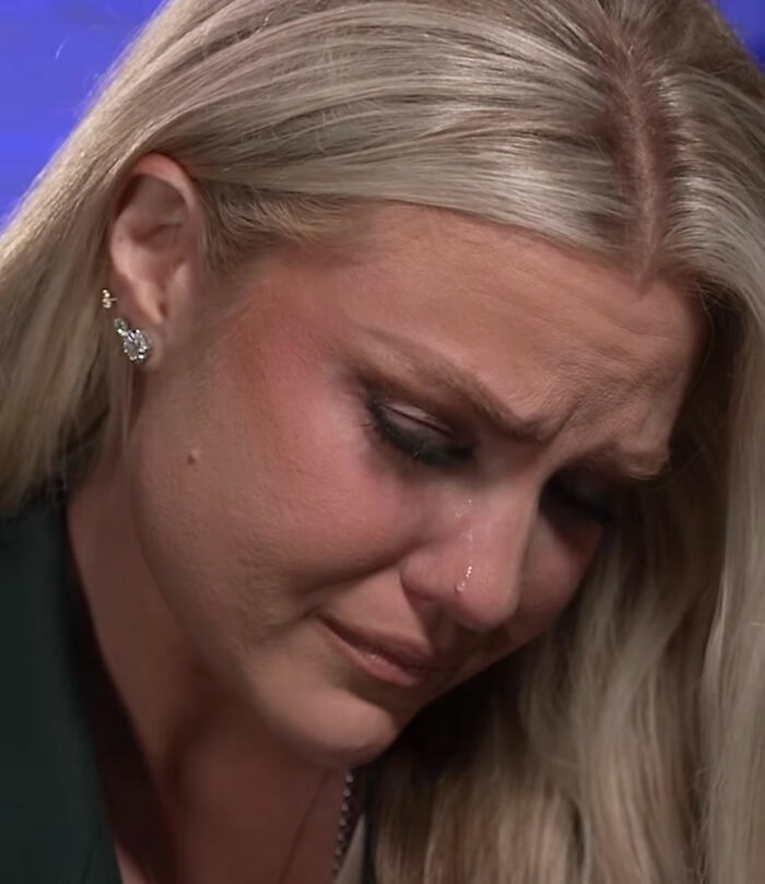 Erika Kirk showing emotion during TPUSA event, capturing the greatest Freudian slip moment going viral online.