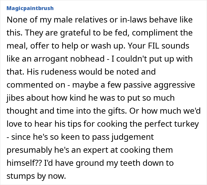 Woman calls out men who feel entitled to do nothing during Christmas, criticizing rude and ungrateful holiday behavior. Woman calls out men who feel entitled to do nothing during Christmas, criticizing rude and ungrateful holiday behavior.