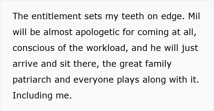 Woman calls out men feeling entitled to do nothing during Christmas while others manage holiday workload and family dynamics. Woman calls out men feeling entitled to do nothing during Christmas while others manage holiday workload and family dynamics.