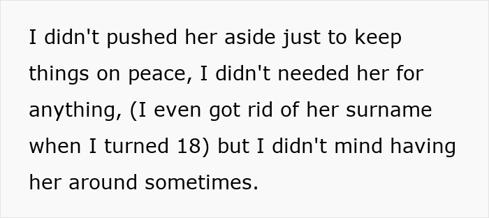 Text excerpt discussing a bio mom&rsquo;s reaction after daughter honors dad's bestie as mom at her wedding.