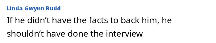Text quote from Linda Gwynn Rudd stating a viewpoint in response to Scott Jennings hits back at Michael Douglas and Zeta-Jones over their nepo baby son&rsquo;s debate flop.