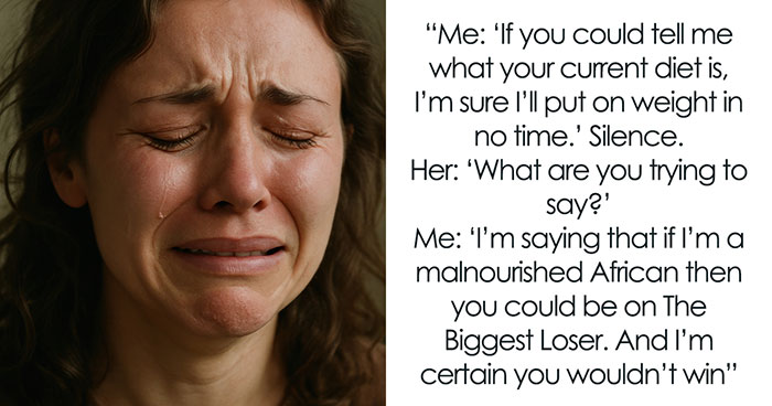 Party Roast Causes Drama After Chubby Lady Mocks Skinny Guy, But Bursts Into Tears When He Retorts