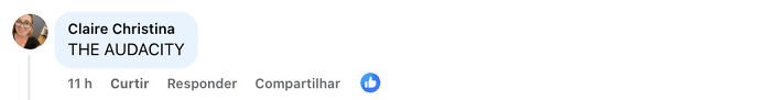 Woman expressing frustration with comment reading The audacity in a social media post about public space reservation. Woman expressing frustration with comment reading The audacity in a social media post about public space reservation.