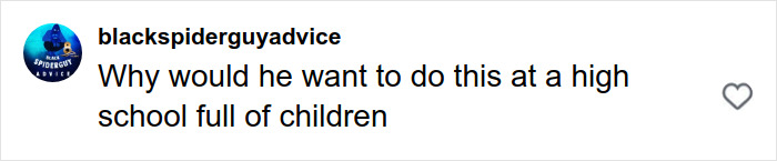 Comment expressing concern about a high school teacher&rsquo;s costume photos sparking outrage among parents.