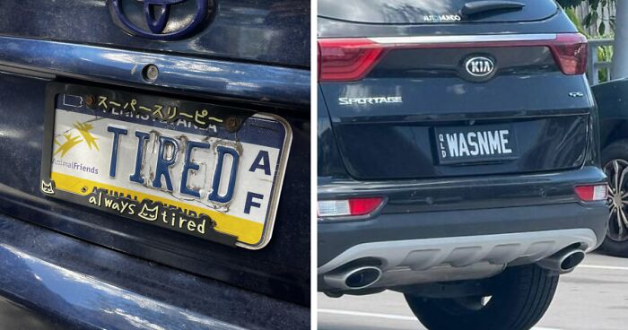 50 License Plates So Clever People Had To Take Photos