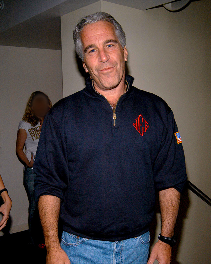 Eerie new images revealing the inside of Epstein&rsquo;s private island home show a man in casual attire indoors.