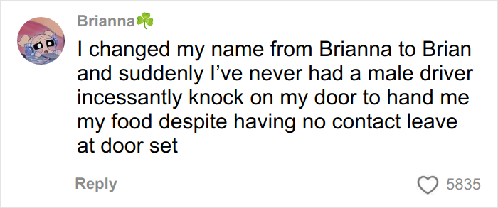 Social media post about a woman testing if Chipotle gives more food on orders under male names.