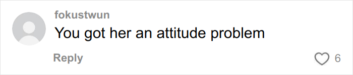 Comment on Christmas gift haul for daughter backlash by user fokustwun, saying You got her an attitude problem. Comment on Christmas gift haul for daughter backlash by user fokustwun, saying You got her an attitude problem.