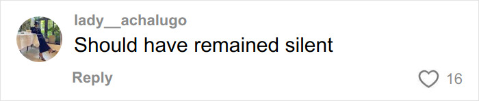 Comment on social media from user lady__achalugo reacting to HR exec Kristin Cabot caught on Coldplay kiss cam with CEO.
