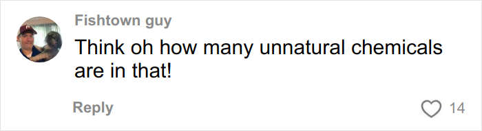 Comment from McDonald's worker's viral video reaction highlighting concerns about McRib ingredients and chemical content. Comment from McDonald's worker's viral video reaction highlighting concerns about McRib ingredients and chemical content.