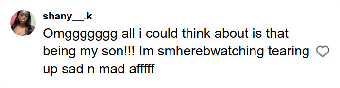 User comment expressing emotional response to pit bull attack on toddler in Manhattan street, showing sadness and anger.