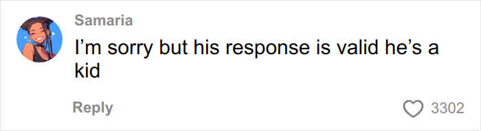 Comment on social media from Samaria defending a kid&rsquo;s reaction to Angel Tree gifts, sparking 3302 likes and many opinions.