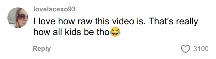 TikTok comment on a video showing a mom filming her son&rsquo;s reaction to Angel Tree gifts generating 2M views and opinions