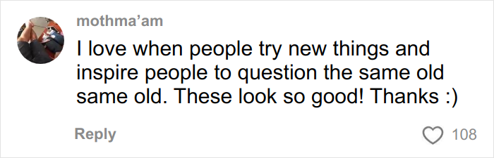 Social media user praising new ideas and inspiring others, showing support with a positive comment on a post. Social media user praising new ideas and inspiring others, showing support with a positive comment on a post.