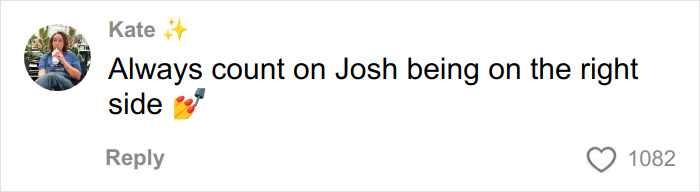 ALT text: Social media comment reacting to Josh Hutcherson's snarky comment about Taylor Swift sparking fierce online debate. ALT text: Social media comment reacting to Josh Hutcherson's snarky comment about Taylor Swift sparking fierce online debate.