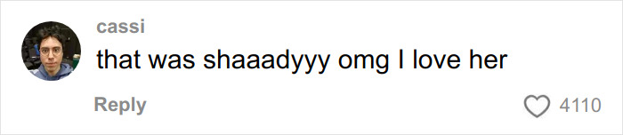 Screenshot of a social media comment expressing excitement and admiration for Jennifer Lawrence&rsquo;s recent interview.