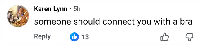 Facebook comment from Karen Lynn reacting to Kate Hudson's dress detail sparking frenzy among fans. Facebook comment from Karen Lynn reacting to Kate Hudson's dress detail sparking frenzy among fans.