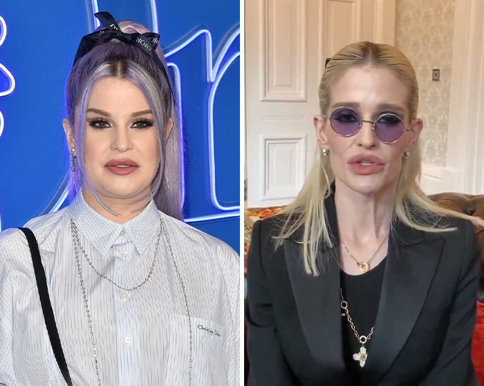 Kelly Osbourne shown before and after her transformation as she speaks about dad Ozzy on his 77th birthday.