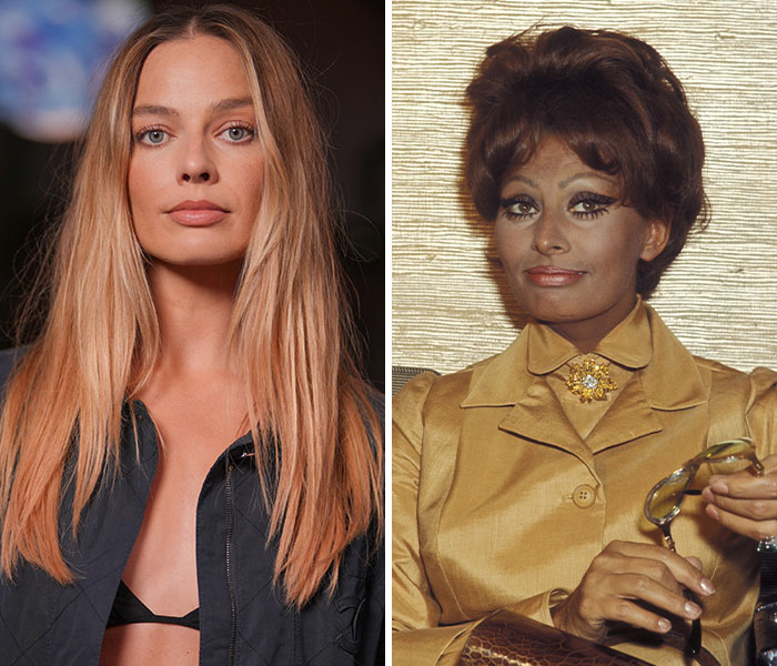 Side-by-side portraits of two actresses from different generations highlighting age and style differences in surgeons roles.