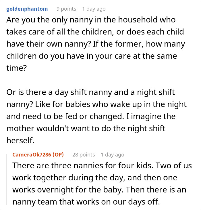 Reddit Q&A with a nanny to the ultra-wealthy discussing childcare shifts and life behind closed doors.