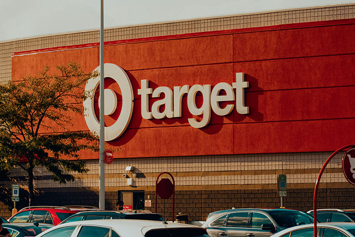 Target store exterior with parked cars in front, illustrating a legal shortcut to make shopping life easier.