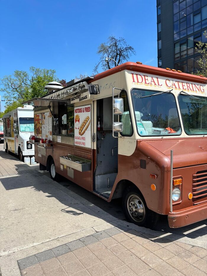 Food truck serving classic hotdog and fries, a popular dish foodies say didn't need a gourmet upgrade.