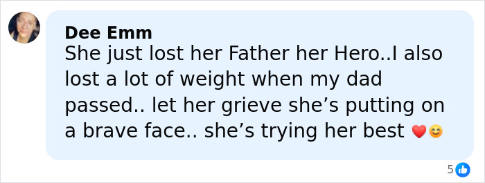 Comment about Sharon Osbourne responding to Kelly’s emotional and heartbreaking weight loss during a difficult time. Comment about Sharon Osbourne responding to Kelly’s emotional and heartbreaking weight loss during a difficult time.