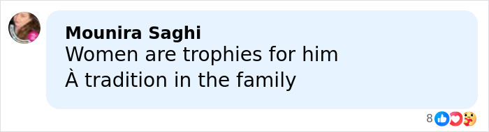 Screenshot of a social media comment reacting to Donald Trump Jr.'s engagement soon after breakup with humor.