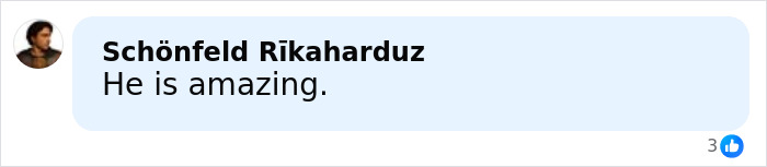 Comment praising Brendan Fraser&rsquo;s career achievements and impact shared on social media post.