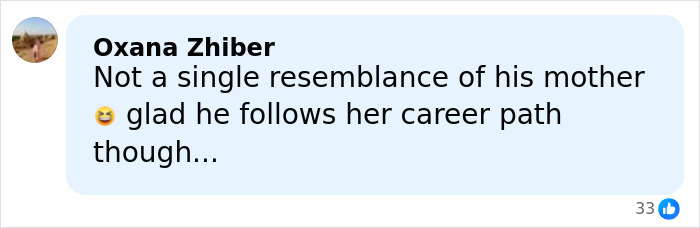 Alt text: Fan comment criticizing Heidi Klum and her son&rsquo;s Elle cover, questioning his model potential amid outrage.