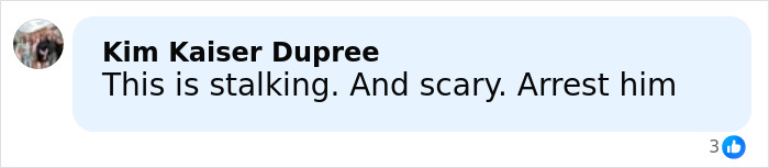 Comment on social media calling for the arrest of a man labeled a real danger after attacking Ariana Grande.