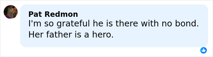 Comment praising a heroic Texas dad for rescuing his kidnapped daughter by tracking her phone in the woods on Christmas.