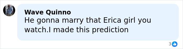 Alt text: Social media comment predicting marriage amid speculation about JD Vance and Usha&rsquo;s relationship.