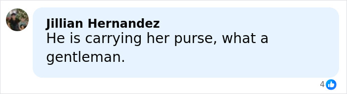 Facebook comment highlighting a gentlemanly moment between Timoth&eacute;e Chalamet and Kyle Jenner on the red carpet.