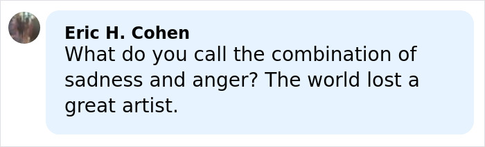 Comment from Eric H. Cohen reflecting on sadness and anger over Hollywood icon&rsquo;s disturbing passing.