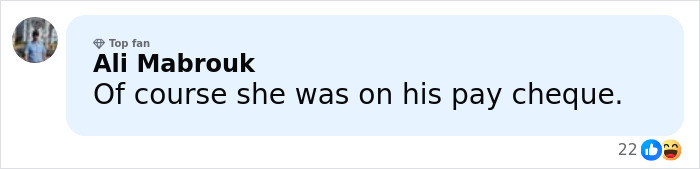 Comment by Ali Mabrouk expressing skepticism about Dame Judi Dench’s defense of Harvey Weinstein causing outrage online. Comment by Ali Mabrouk expressing skepticism about Dame Judi Dench’s defense of Harvey Weinstein causing outrage online.