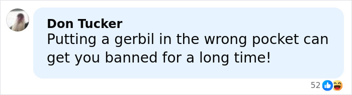 Comment by Don Tucker joking about being banned, relating to Richard Gere and Oscars controversy in an online discussion.