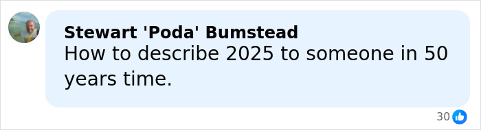 Trans Muslim woman sharing thoughts on future events, pictured in a casual online comment with text about 2025 and time. Trans Muslim woman sharing thoughts on future events, pictured in a casual online comment with text about 2025 and time.