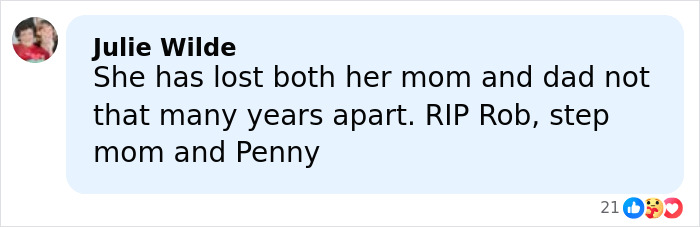 Comment discussing the loss of Rob Reiner’s parents amid allegations involving his eldest daughter and brother. Comment discussing the loss of Rob Reiner’s parents amid allegations involving his eldest daughter and brother.