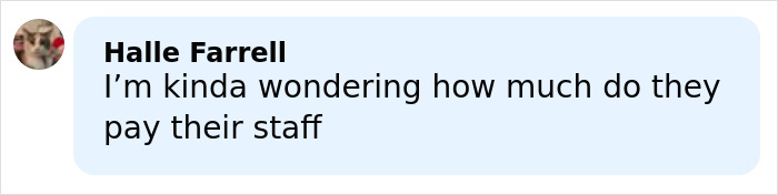 Comment from Halle Farrell questioning the payment of staff, related to PR gurus revealing why they cut ties with Prince Harry and Meghan Markle.